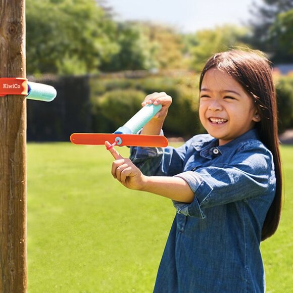 KiwiCo. Wrap Rockets Physics Engineering Launcher STEM Toy Science - Assembled - Picture 2 of 8